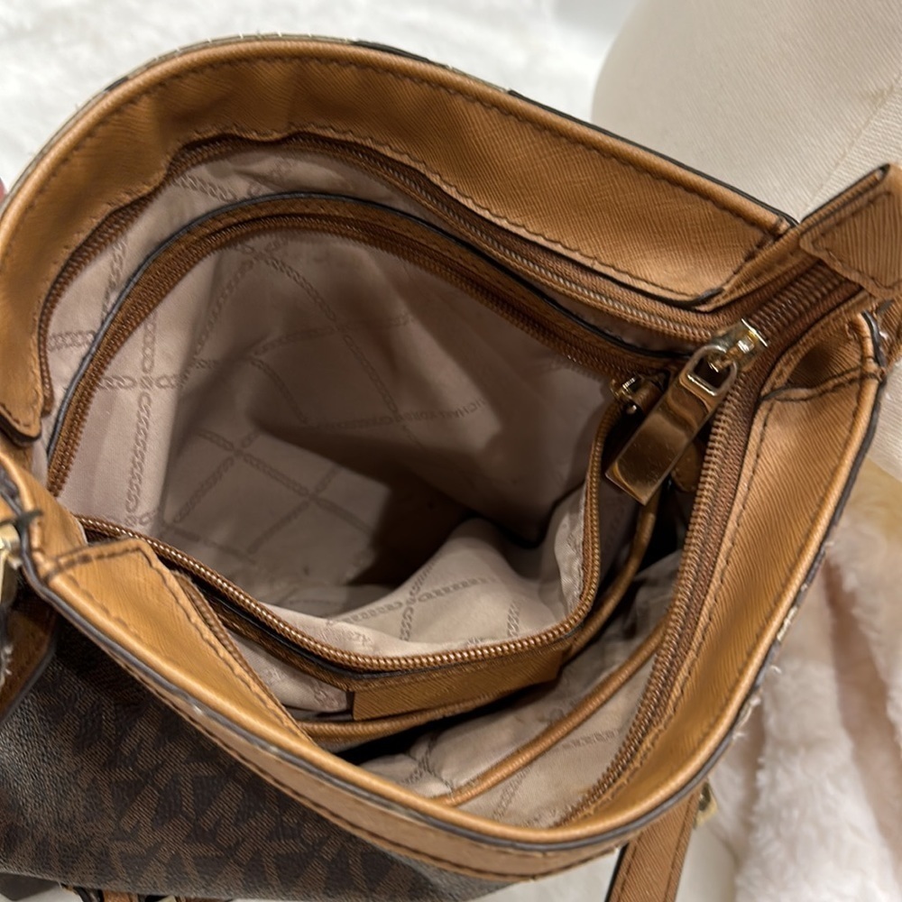 Michael Kors, dark brown light brown Crossbody bag - Picture 10 of 13